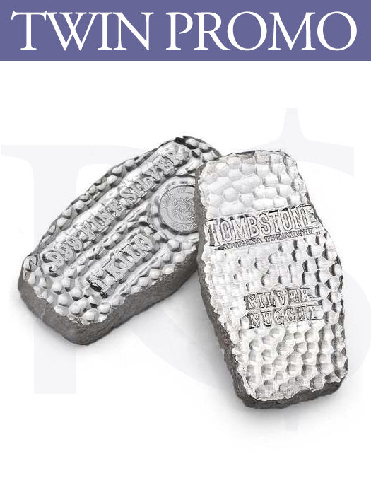 Twin Promo: Scottsdale Tombstone 5 oz Silver Nugget