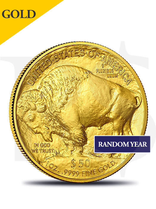 American Buffalo 1 oz 9999 Gold Coin - Random Year (with capsule)