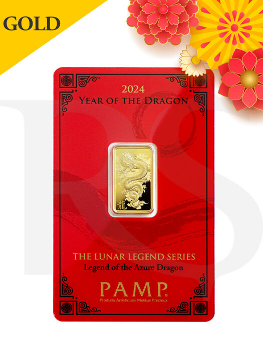 PAMP Suisse Legend Dragon 5 gram Gold Bar