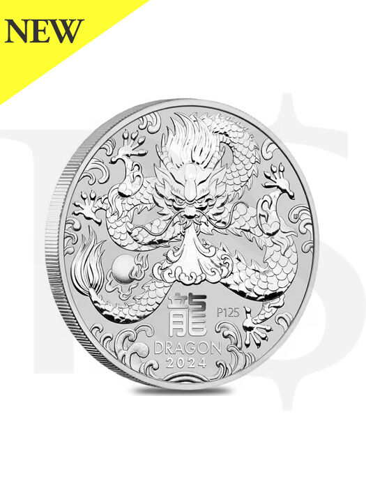 2023 Perth Mint Lunar Rabbit 1/2 oz Silver Coin
