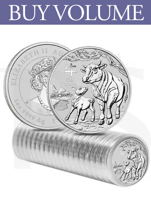 Buy Volume 20:2021 Perth Mint Lunar Ox 1 oz Silver Coin