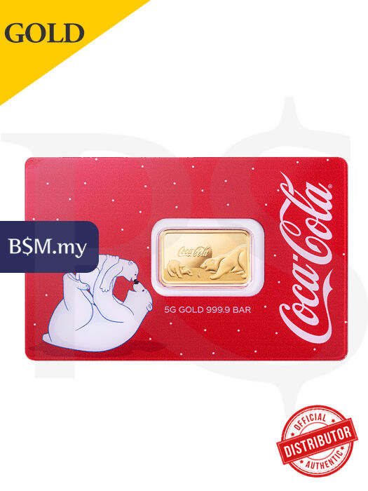 PAMP Suisse Coca-Cola® Polar Bears 5g Gold Bar