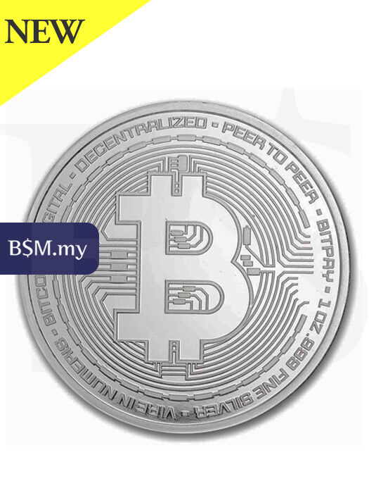 Bitcoin 1 oz Silver Round