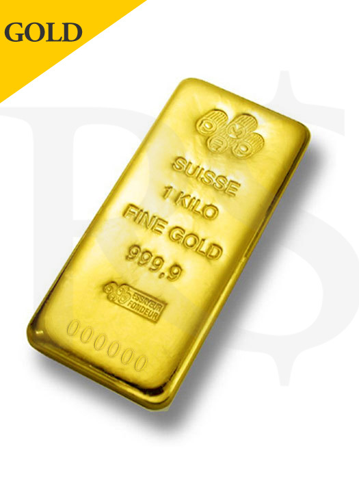 PAMP Suisse 1 Kilo Casting 999 Gold Bar (With Assay Certificate) 