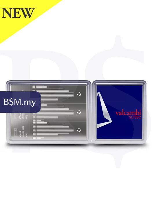 Valcambi Skyline 3oz Silver CombiBar