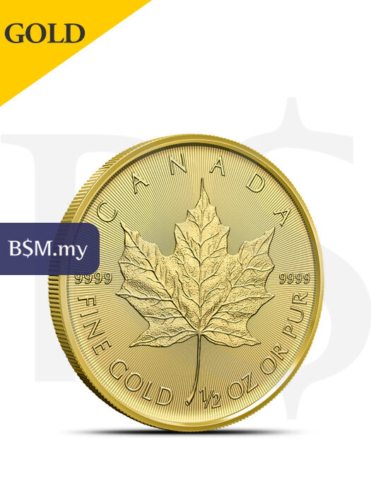 2026 Canada Maple Leaf 1/2 oz 9999 Gold Coin
