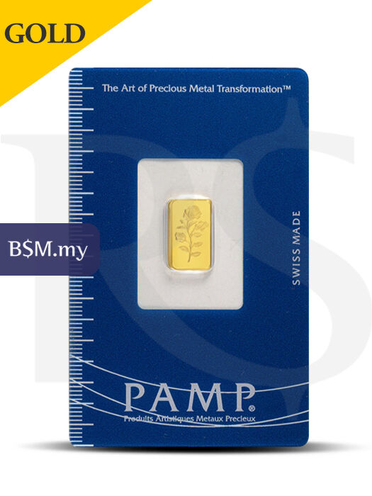 PAMP Suisse Rosa 1 gram 999 Gold Bar