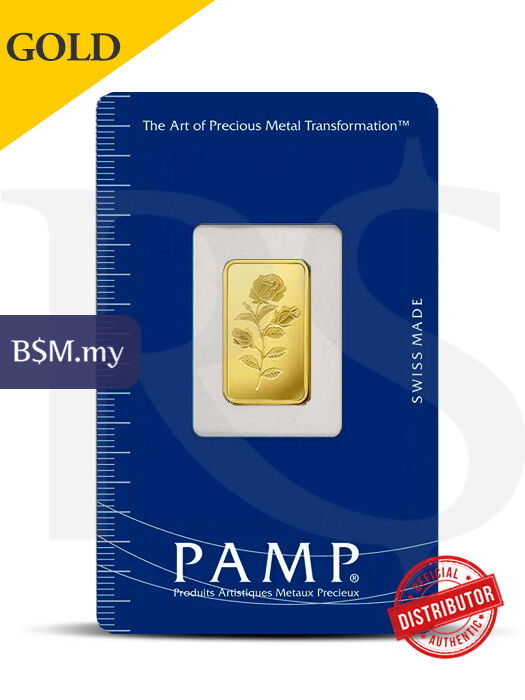 PAMP Suisse Rosa 2.5 gram 999 Gold Bar
