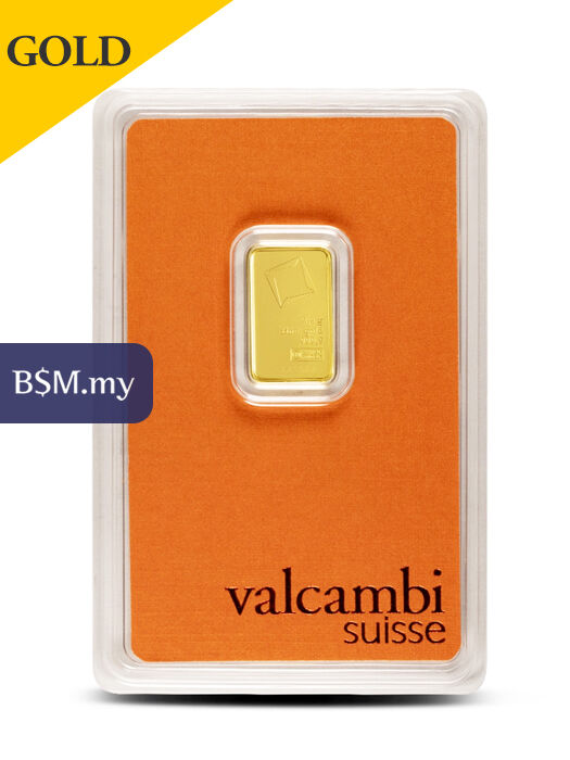 Valcambi Suisse 2.5 gram 999 Gold Bar