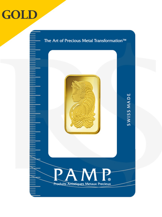 PAMP Suisse Lady Fortuna 1/2 oz Gold Bar (With Assay Certificate)