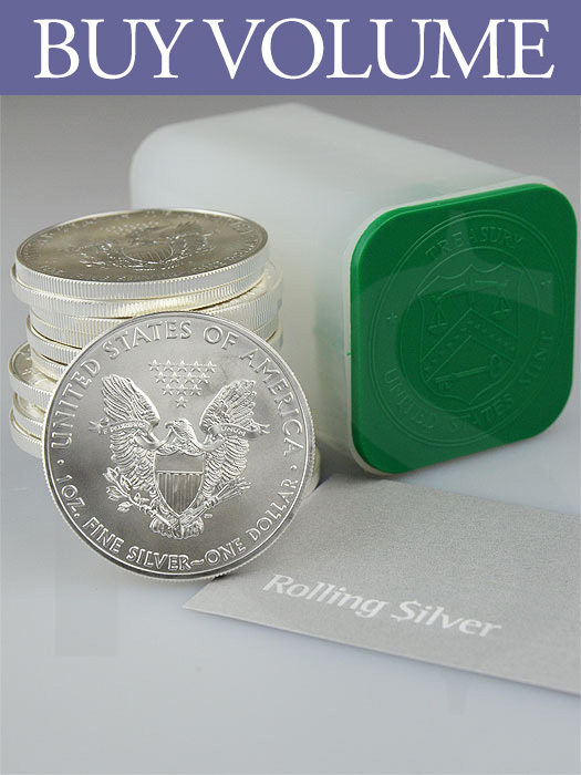 2013 American Eagle 1 oz Silver Coin (Tube of 20)