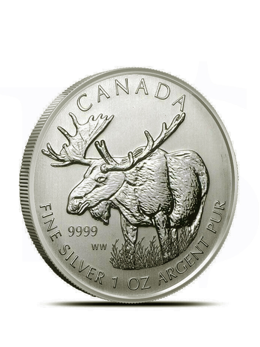 Canadian Wildlife Series: Moose 1oz Silver Coin