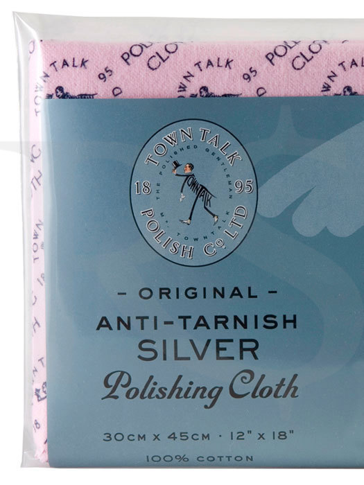 Town Talk Polish: Anti-Tarnish Silver Polishing Cloth (Large) | Buy ...