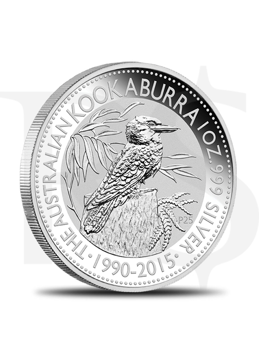 2015 Perth Mint Kookaburra 1 oz Silver Coin (With Capsule)