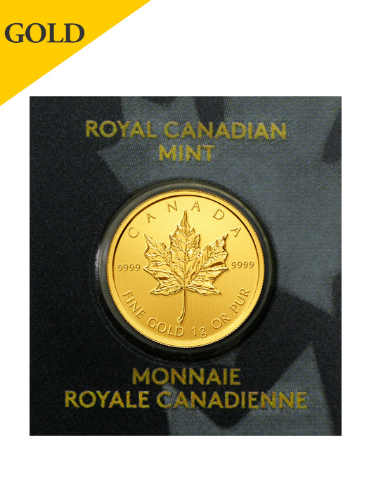 2014 RCM 1 gram 9999 Gold Coin (MapleGram25™ Design)