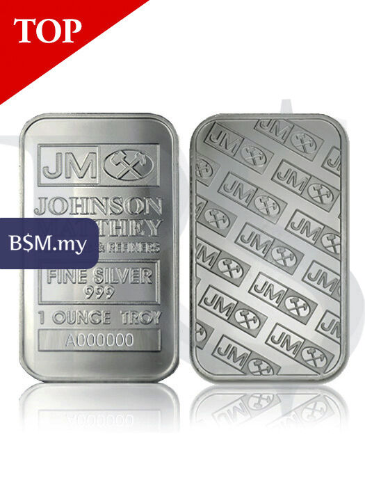 Johnson Matthey 1 oz Silver Bar