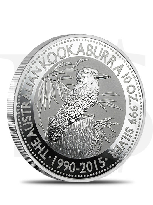 JB422 2015 Australia Kookaburra Silver 1 Oz 999 Coin 25th Anniversary $1 