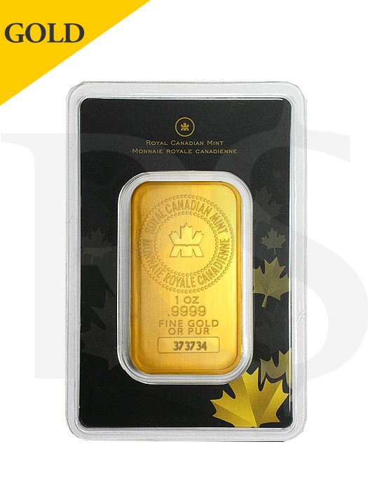 Royal Canadian Mint 1 oz 9999 Gold Bar