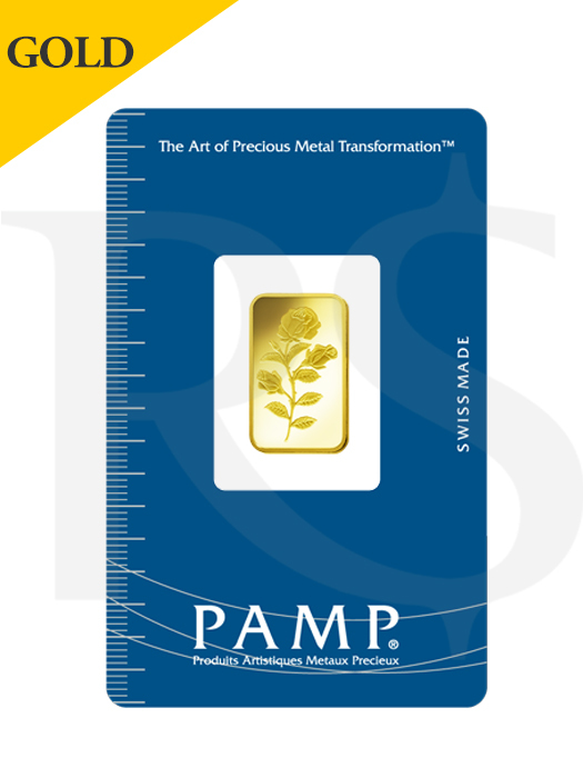 PAMP Suisse Rosa 5 gram Gold Bar (With Assay Certificate)