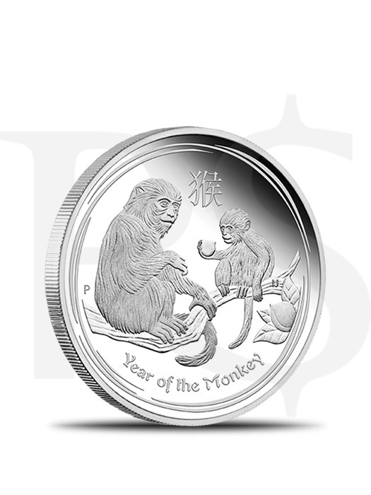 2016 Perth Mint Lunar Monkey 1 oz Silver Coin
