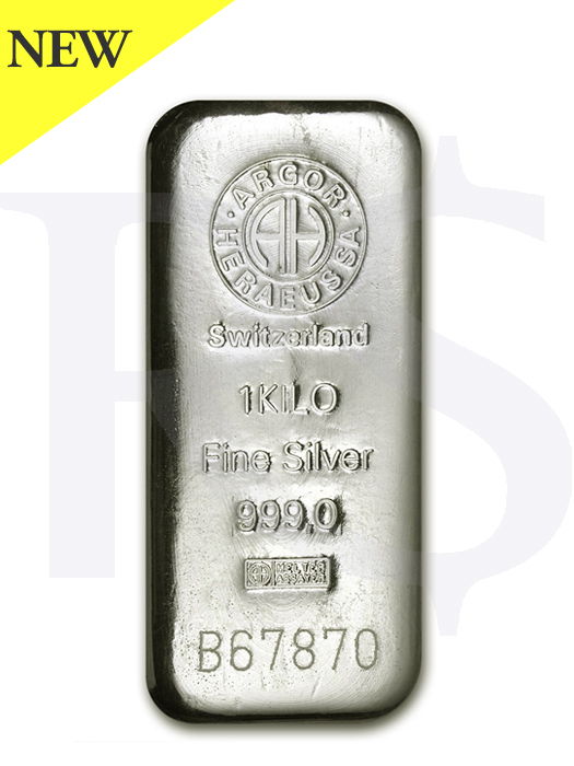 Heraeus Kilo .999 Silver Bar