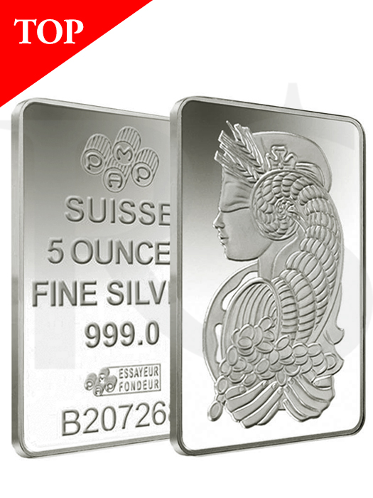 PAMP Suisse Lady Fortuna 5 oz Silver Bar | Buy Silver Malaysia