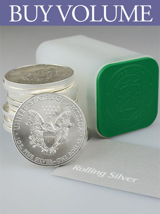 2012 American Eagle 1 oz Silver Coin (Tube of 20)