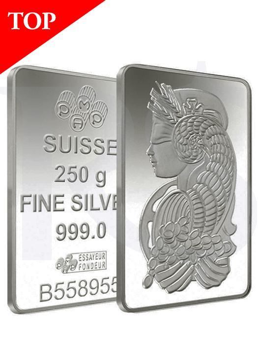 PAMP Suisse Lady Fortuna 250 gram Silver Bar