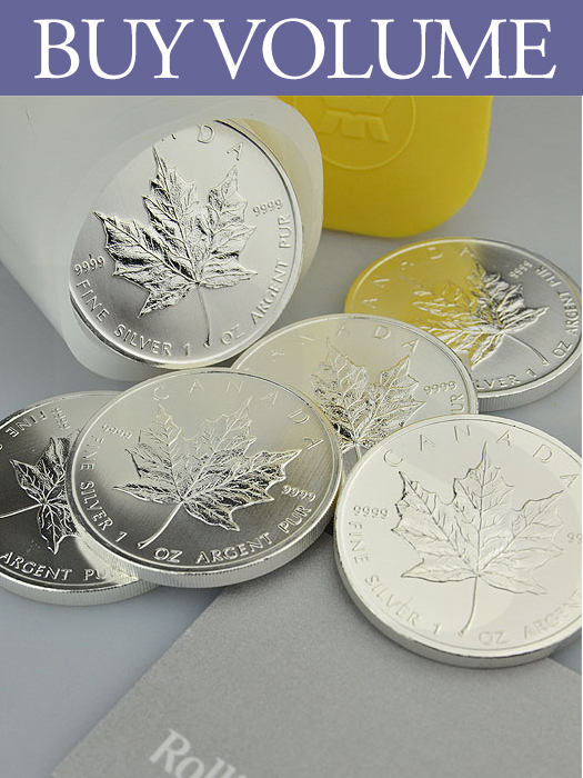 2011 Canada Maple Leaf 1 oz Silver Coin (Tube of 25)