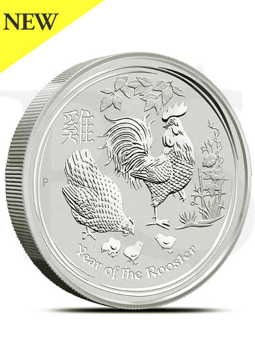 2017 Perth Mint Lunar Rooster Kilo Silver Coin | Buy Silver Malaysia