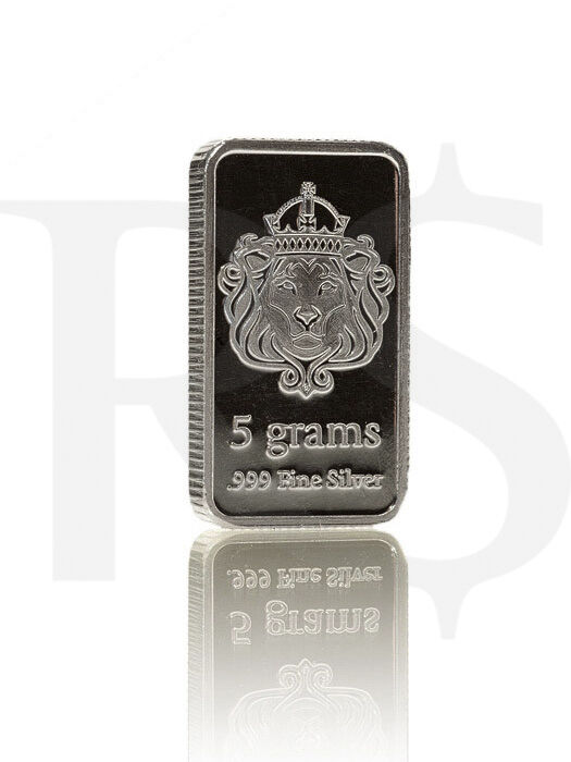 Scottsdale Silver 5 gram Lion Bar (Series 2)