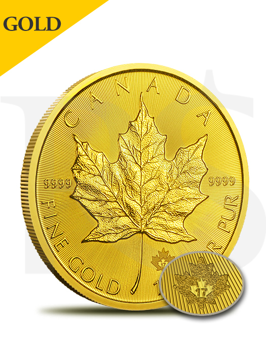 2017 Canada Maple Leaf 1 oz 9999 Gold Coin