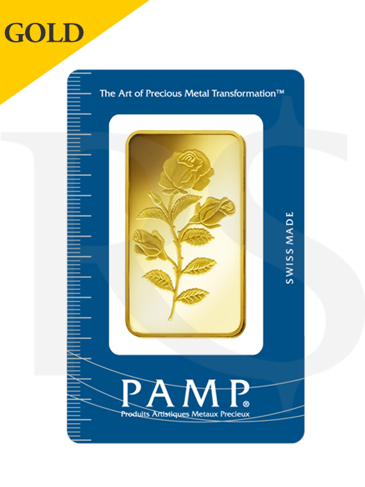 PAMP Suisse Rosa 100 gram Gold Bar