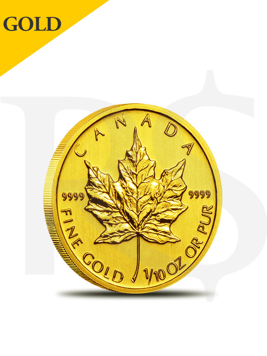 2011 Canada Maple Leaf 1/10 oz 9999 Gold Coin