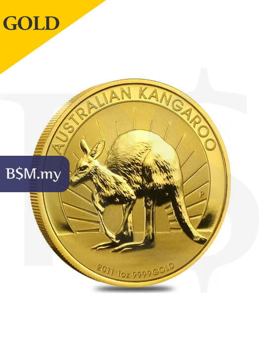 2011 Perth Mint Kangaroo 1oz 9999 Gold Coin