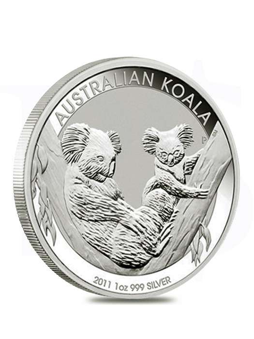 2011 Perth Mint Koala 1 oz Silver Coin (With Capsule)