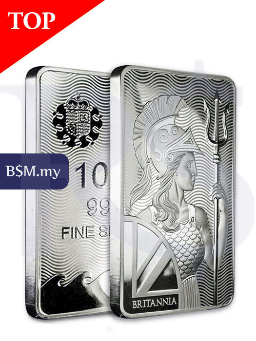 Royal Mint Britannia 10 oz Silver Bar