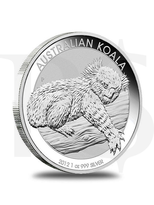 2012 Perth Mint Koala 1 oz Silver Coin (With Capsule)