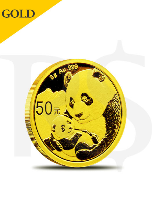 2019 Chinese Panda 3 gram 999 Gold Coin