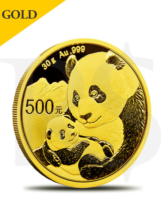 2019 Chinese Panda 30 gram 999 Gold Coin