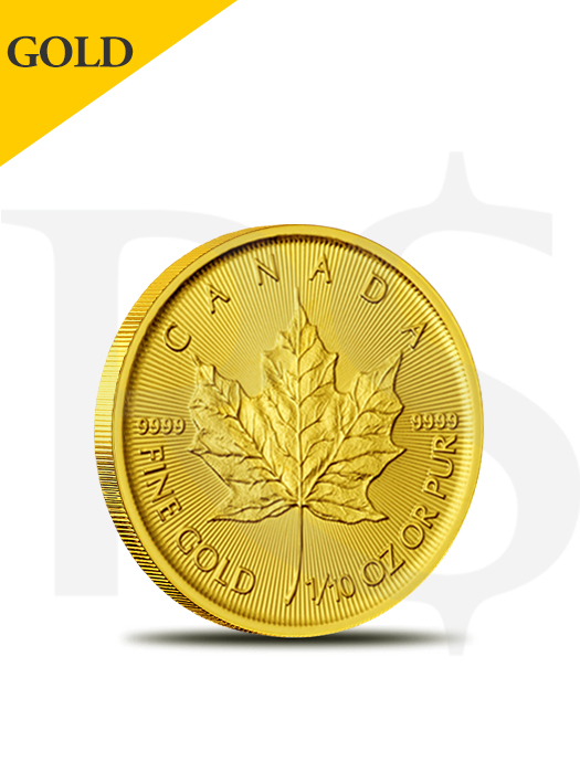 2019 Canada Maple Leaf 1/10 oz 9999 Gold Coin