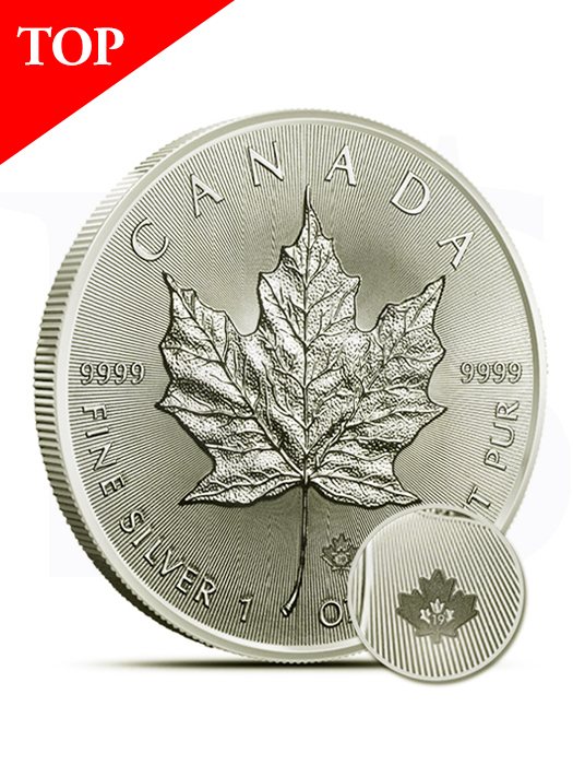 19 Canada Maple Leaf 1 Oz Silver Coin With Capsule Buy Silver Malaysia