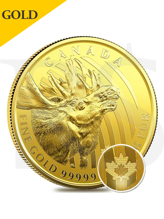 2019 Canada Moose 1 oz 99999 Gold Coin