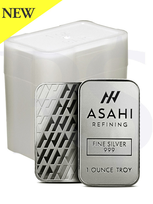 Asahi 1 oz Silver Bar (Tube of 20)