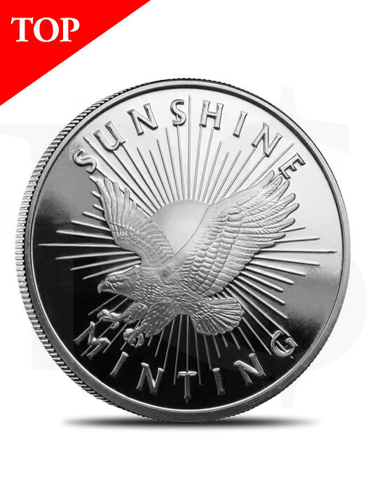 Sunshine Mint 1 oz Silver Round (With MINT MARK SI™)