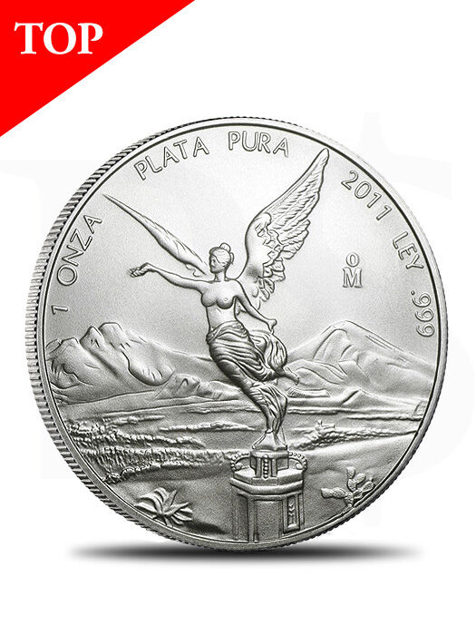 2011 Mexican Libertad 1 oz Silver Coin (with Capsule)
