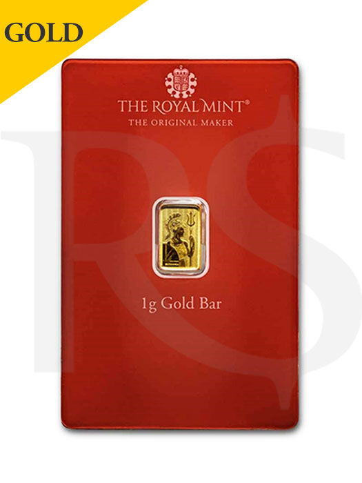 The Royal Mint Britannia 1 gram Gold Bar