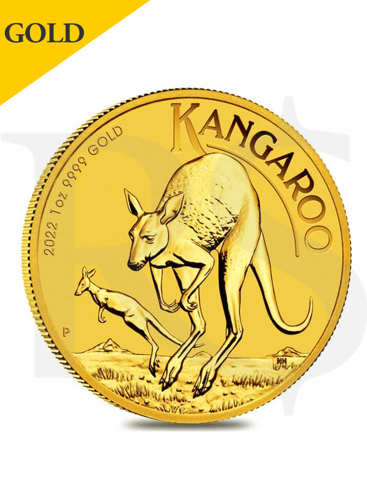 2022 Perth Mint Kangaroo 1oz 9999 Gold Coin