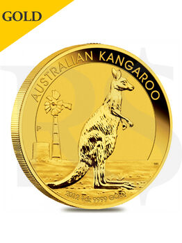2012 Perth Mint Kangaroo 1oz 9999 Gold Coin