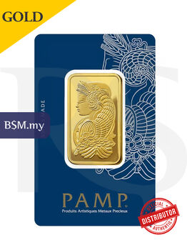 PAMP Suisse Lady Fortuna 1oz (31.1g) Gold Bar
